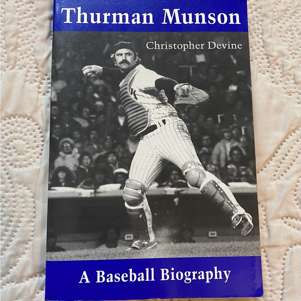 ☘️VTG Thurman Munson: A Baseball Biography